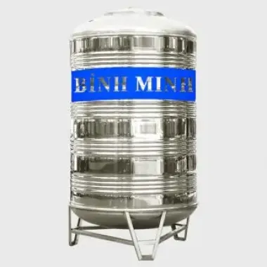 Bồn Nước Inox Đứng 1000L Bình Minh