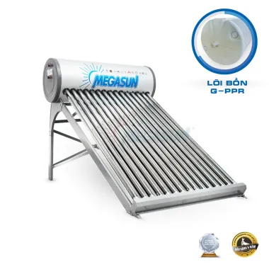 Máy nước nóng năng lượng mặt trời MEGASUN GPPR 240 lít- 240GPPR – Dòng chống phèn