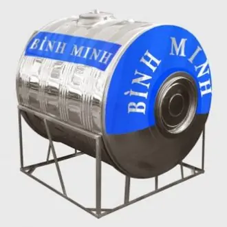 Bồn Nước Inox Bình Minh 1000L Ngang