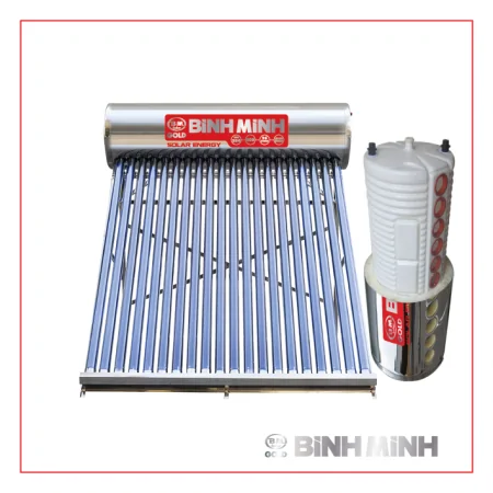 Máy Nước Nóng NLMT Bình Minh PPR 180L Chống Phèn , Mặn